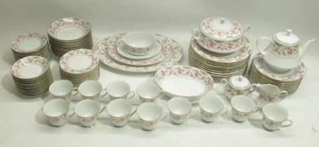 Noritake 'Rosalie' pattern part breakfast set (approx. 98 in 4 boxes)