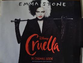 A collection of 38 film release posters to include Cruella, Ralph Breaks The Internet, The Emoji
