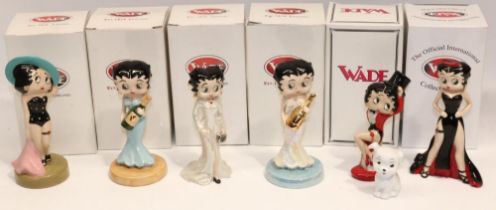 Collection of Wade Betty Boop figures incl. limited editions: 'Cheers 15 Years'x2 , 'Beach