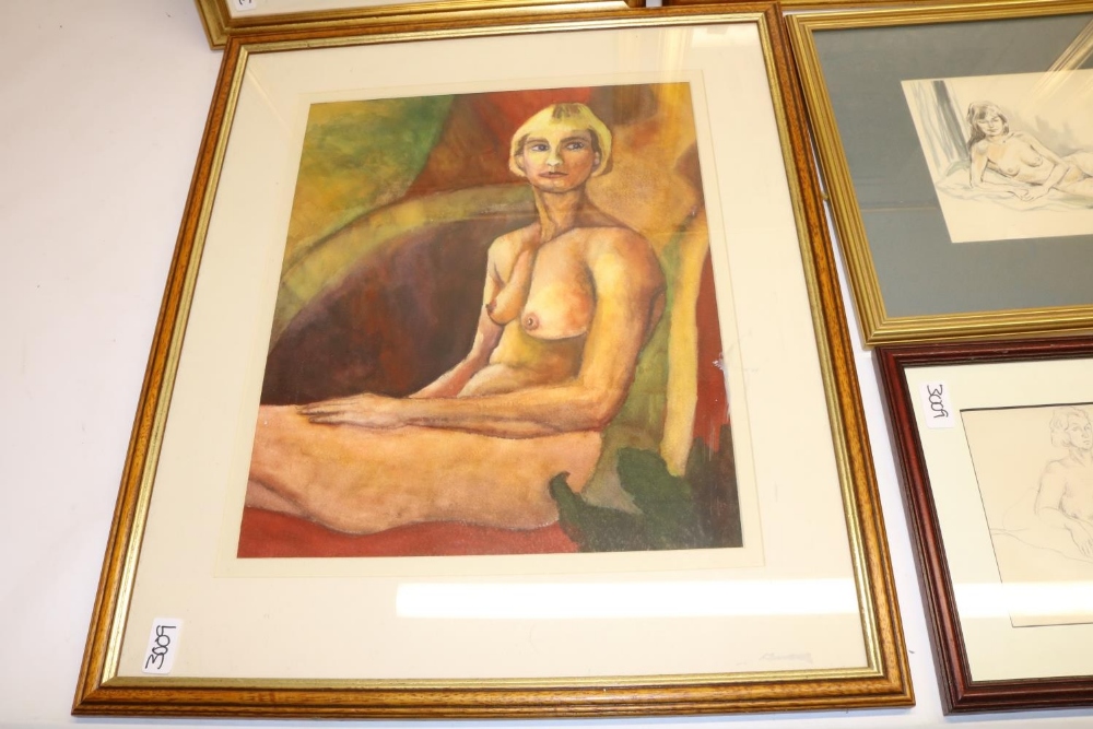 Collection of nude studies, artists incl. David and Avril Morris, Vic Hotson, Anthony Beaurepaire, - Image 2 of 2
