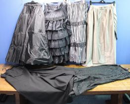 Large collection of ladies western themed clothing incl. skirts, petticoats, blouses etc. (qty)