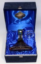 'The QE2 Glencairn Crystal Decanter' containing Auchentoshan Single Malt Scotch Whisky, Aged 12