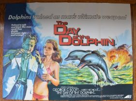 Collection of vintage movie quad posters to include The Day Of The Dolphins with George C Scott, How