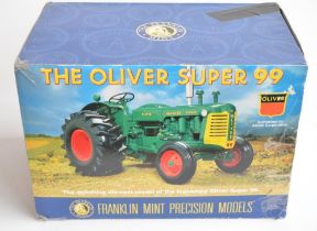 Franklin Mint 1/12 scale highly detailed Oliver Super 99 Tractor model. Overall condition would be