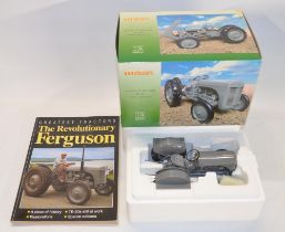 Boxed Universal Hobbies 1/16 scale diecast Massey Ferguson TE20 "The Little Grey" tractor model in