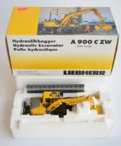 Superb boxed 1/50 scale NZG diecast Liebherr A900C ZW Hydraulic Excavator highly detailed model (Art