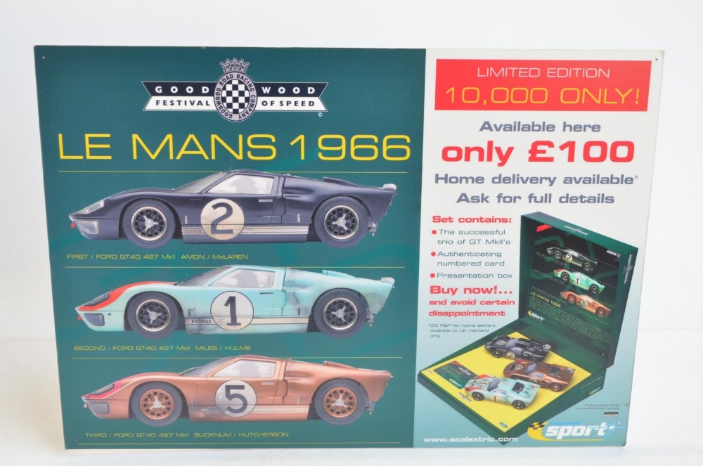 Scalextric C2529 limited edition Goodwood Festival Of Speed Le Mans 1966 3 Ford GT40 (weathered) car - Image 4 of 5