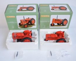 Two boxed 1/16 scale highly detailed diecast Nuffield tractor models from Universal Hobbies to