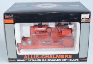 Boxed SpecCast 1/16 scale highly detailed diecast Allis-Chalmers H-3 Crawler with Blade, working