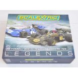 Scalextric Legends C3479A limited edition Tyrrell 003 Vs Team Lotus Type 72E 2 car racing set,