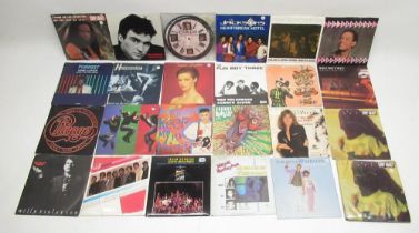 Collection of 45 RPM records inc. Eddy Grant, Willy Finlayson, Leif Garrett, Boy George, Wet Wet