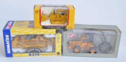 Three highly detailed 1/50 scale diecast plant models, all contents appear mint to include First