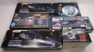 Various sci-fi collectables, incl. Star Trek FM radios, Star Trek Talking Alarm Clock, Star Trek