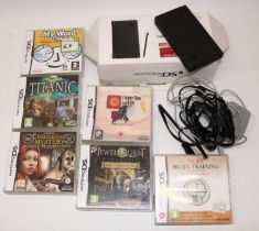 Nintendo DS handheld games console, with six games
