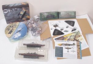 Atlas Editions 'Dambuster' model aircraft, Battle of Britain 'Supermarine Spitfire Mk 1' and '