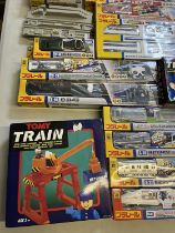 Collection of Takara Tomy Japanese import playsets, loose trains and train accessories incl.