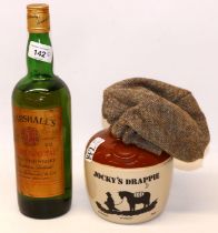 1blt. Jocky's Drappie Scotch Whisky Decanter / Whisky Smuggler's Challenge 1983, 75cl; and 1 btl.