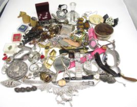 Large collection of fashion watches including Citron, Figaro, Mezzo etc. and a collection of costume