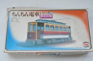 WITHDRAWN - 1/45 scale (O gauge) Old Fashioned Tokyo City Streetcar plastic model kit from G-Mark