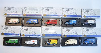 Ten Matchbox Collectibles "The Power Of The Press" diecast themed vehicle models incl. MSM01 Mica