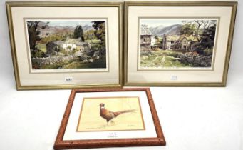 After Judy Boyes (British C20th); 'Lakeland House in Upper Eskdale & The Old House Troutbeck' pair