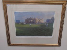 The Alfred Dunhill Cup, Signed Craig Campbell limited edition print 27/500 with 3 other pencil