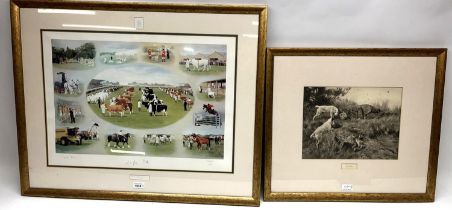 After Ruth Gibbons (British C20th): 'Great Yorkshire Show 1987' Ltd.ed colour print, signed by
