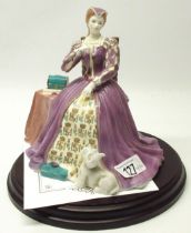 Royal Worcester 'Queens of Britain' collection figurine - Mary Queen of Scots CW374, limited edition