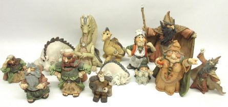 Large collection of The World of Krystonia figures (qty.)