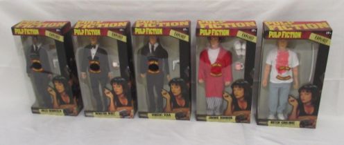 Pulp Fiction - 5 BeeLine 13 Inch Talking figures of Jimmie Dimmick, Jules Winnfield, Vincent Vega,