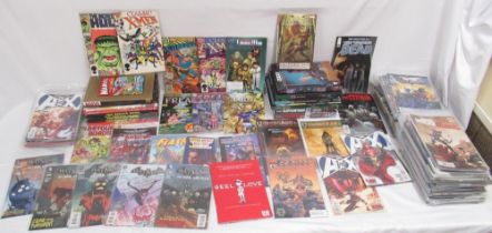 Large mixed assorted collection of comics and books from Marvel, DC, Image, Dark Horse, etc. inc.