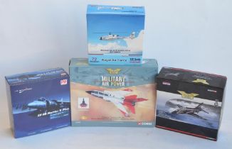 Four 1/72 scale diecast Royal Air Force aircraft models to include Corgi limited edition AA33603