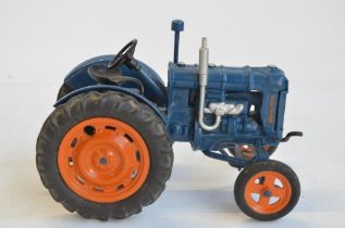 Vintage Chad Valley Fordson Major tractor model (steering function in need of attention). No box