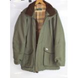 LE CHAMEAU gents shooting coat, 'Barley veste' cotton canvas waterproof outer, size XL, and a pair