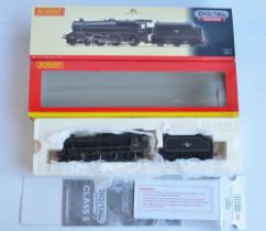 Hornby OO gauge Digital Sound R2895XS BR Black 5 45377 with fitted DCC Sound. Model in near mint