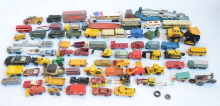 Collection of vintage car models to include a Marx tinplate clockwork Super 410 tinplate car (