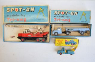 Vintage Tri-ang Spot-On 1/42 scale No 117 Jones Crane (model in good condition for age with chipping