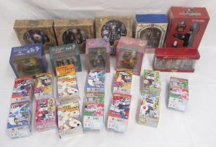 Mixed collection of Japanese cased/boxed figures and figurines, inc. Revoltech Takeya, some boxes
