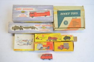 Collection of vintage Dinky Toys diecast models to include 984 Car Carrier (excellent condition, box