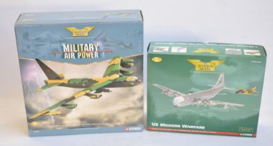 Two Corgi Aviation Archive 1/144 scale limited edition USAF aircraft models to include AA99190 KC-