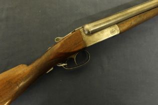 Fabrique Nationale 12 bore side by side double trigger ejector shotgun with 27 1/2 inch barrels