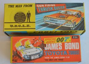 Vintage Corgi Toys 336 James Bond Toyota 2000GT from You Only Live Twice (with 4 spare rockets and