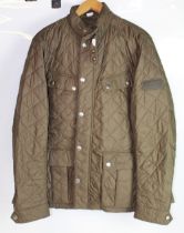 Barbour International Ladies coat in brown/khaki, size XL