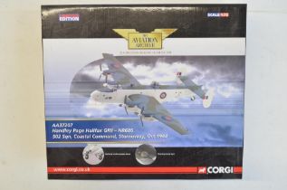 Rare limited edition 1/72 scale Corgi Aviation Archive AA37207 Handley Page Halifax GRII, 502 Sqn