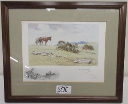 Collection of Hunting prints incl; eight sml. Snaffles etc (qty)
