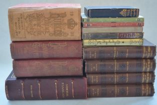 Collection of vintage books to include Burke's Landed Gentry Vols 1 and 2 1898, Burke's Peerage,