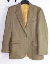 Gents Supasax Bladen tweed wool hacking jacket, approximate size large