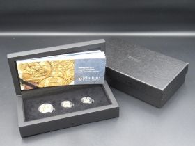 Hattons of London 2023 King Charles III 75th Birthday Sovereign Fractional Set, including a half