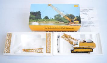 Boxed Conrad 1/50 scale Liebherr HS 843 HD Litronic Hydraulic Crawler Crane (Model No 2723) in