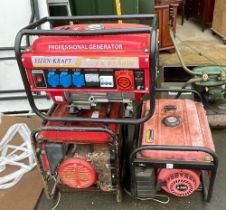 Three petrol generators “Eizen Kraft” Honda 2800 AVR 250 A/F